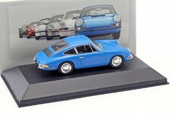 Miniatura Miniatura Porsche 911 (901) 1964 Azul - 1/43 Atlas