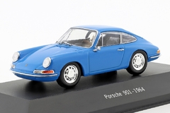 Miniatura Miniatura Porsche 911 (901) 1964 Azul - 1/43 Atlas