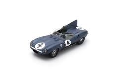 Miniatura Jaguar D-Type #4 - Vencedor Le Mans 1956 - 1/43 Spark