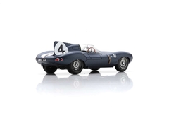 Miniatura Jaguar D-Type #4 - Vencedor Le Mans 1956 - 1/43 Spark