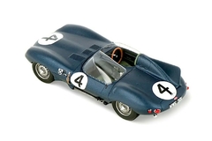 Miniatura Jaguar D-Type #4 - Vencedor Le Mans 1956 - 1/43 Spark