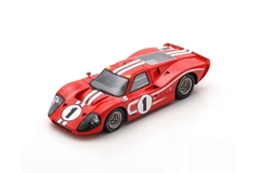 Miniatura Ford GT40 Mk.IV #1 - D. Gurney / A. J. Foyt - Vencedor Le Mans 1967 - 1/43 Spark