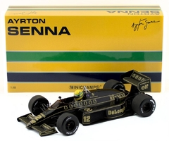 Miniatura Lotus 98T #12 F1 - Ayrton Senna 1986 - 1/18 Minichamps