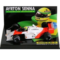 Miniatura McLaren MP4/3 - Ayrton Senna - Test Car 1987 - 1/43 Minichamps