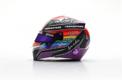 Miniatura Capacete Lewis Hamilton - GP Abu Dhabi 2021 - 1/5 Spark