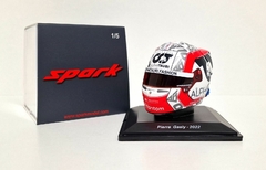 Miniatura Capacete Bell - Pierre Gasly - F1 2022 - 1/5 Spark