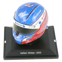 Miniatura Capacete Valtteri Bottas F1 2022 - 1/5 Spark