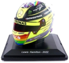 Miniatura Capacete Lewis Hamilton F1 - GP Canadá 2022 - 1/5 Spark