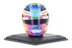 Miniatura Capacete Lewis Hamilton F1 - GP Japão 2022 - 1/5 Spark