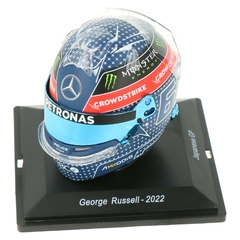 Miniatura Capacete George Russell F1 Japão 2022 - 1/5 Spark