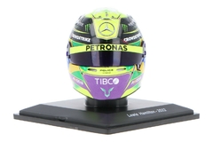 Miniatura Capacete Lewis Hamilton F1 - GP Brasil 2022 - 1/5 Spark