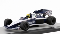 Miniatura Brabham BT52B F1 - Ayrton Senna Teste 1982 - 1/43 Altaya