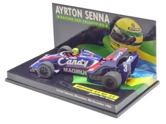 Miniatura Toleman TG183B - Ayrton Senna - Silverstone Test 1983 - 1/43 Minichamps