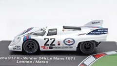 Miniatura Porsche 917K #22 Martini - Le Mans 1971 - 1/43 CMR