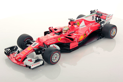 Miniatura Ferrari SF70H #5 F1 - S. Vettel GP Mônaco 2017 - 1/18 Looksmart