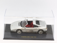 Miniatura Ferrari 348ts Prata - 1/43 Altaya