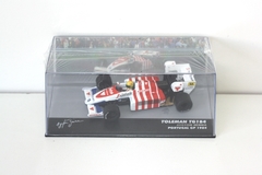 Miniatura Toleman TG184 #19 F1 - Ayrton Senna - GP Portugal 1984 - 1/43 Altaya