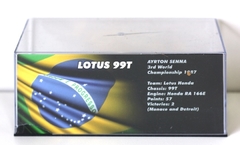 Miniatura Lotus Honda 99T #12 F1 - Ayrton Senna - GP Mônaco 1987 - 1/43 Altaya