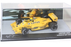 Miniatura Lotus Honda 99T #12 F1 - Ayrton Senna - GP Mônaco 1987 - 1/43 Altaya