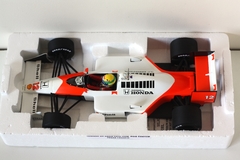 Miniatura McLaren Honda MP4/4 #12 F1 - Ayrton Senna - 1988 - 1/18 Minichamps