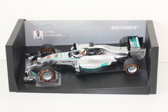 Miniatura Mercedes-Benz AMG W05 F1 #44 - L. Hamilton - GP Malásia 2014 - 1/18 Minichamps