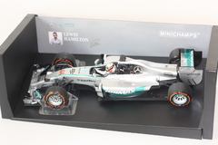 Miniatura Mercedes-Benz AMG W05 F1 #44 - L. Hamilton - GP Malásia 2014 - 1/18 Minichamps