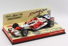 Miniatura Toyota TF107 #12 F1 Rising Sun - J. Trulli - 1/43 Minichamps