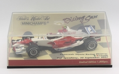 Miniatura Toyota TF107 #12 F1 Rising Sun - J. Trulli - 1/43 Minichamps