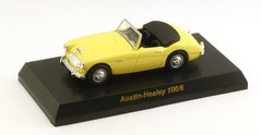 Austin Healey 100/6 Amarelo - 1/64 Kyosho