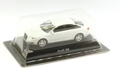 Miniatura Audi S6 Branco - 1/64 Kyosho