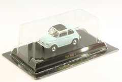 Miniatura Fiat 500 F Azul Gelo - 1/64 Kyosho