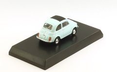 Miniatura Fiat 500 F Azul Gelo - 1/64 Kyosho