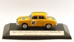 Miniatura Renault 1093 Equipe Willys #41 - 12hs Brasília 1964 - 1/43 Custom