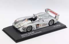 Miniatura Audi R8 #1 ALMS - Vencedor 12hs Sebring 2003 - 1/43 Minichamps