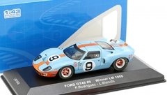 Miniatura Ford GT40 #9 Gulf - Vencedor Le Mans 1968 - 1/43 IXO