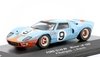 Miniatura Ford GT40 #9 Gulf - Vencedor Le Mans 1968 - 1/43 IXO