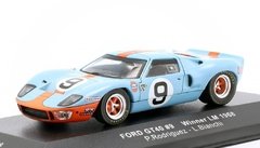 Miniatura Ford GT40 #9 Gulf - Vencedor Le Mans 1968 - 1/43 IXO