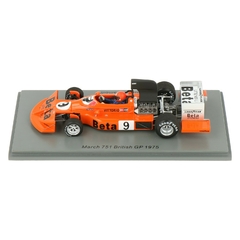 Miniatura March 751 #9 F1 - V. Brambilla - GP Inglaterra 1975 - 1/43 Spark