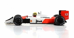 Miniatura McLaren Honda MP4/4 F1 #12 - A. Senna - GP Japão 1988 - 1/43 Spark