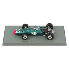 Miniatura BRM P126 #36 F1 - P. Courage - GP França 1968 - 1/43 Spark