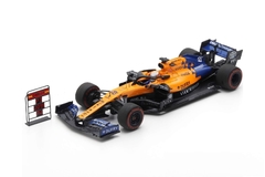 Miniatura McLaren MCL34 F1 #55 - Carlos Sainz - GP Brasil 2019 - 1/43 Spark