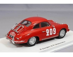 Miniatura Porsche 356B T5 1600 #209 - Rali Monte Carlo 1962 - 1/43 Spark