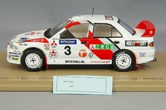 Miniatura Mitsubishi Lancer Evo III WRC #3 - R. Burns - Hong Kong Beijing 1996 - 1/43 Spark