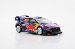 Miniatura Ford Puma Rally1 #19 WRC - S. Loeb - Vencedor Rali Monte Carlo 2022 - 1/43 Spark