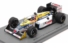 Miniatura Williams FW11B #5 - N. Mansell - GP França 1987 - 1/43 Spark