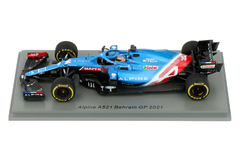 Miniatura Alpine A521 F1 #14 - F. Alonso - GP Bahrain 2021 - 1/43 Spark