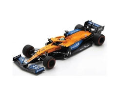 Miniatura McLaren MCL35M #3 F1 - D. Ricciardo - GP Bahrain 2021 - 1/43 Spark