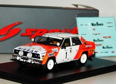 Miniatura Datsun Violet GT #1 - Vencedor Rally Safari 1982 - 1/43 Spark