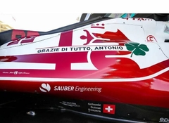 Miniatura Alfa Romeo C41 Sauber #99 F1 - A. Giovanazzi - GP Abu Dhabi 2021 - 1/43 Spark