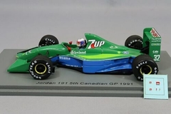 Miniatura Jordan 191 #32 F1 - B. Gachot - GP Canadá 1991 - 1/43 Spark